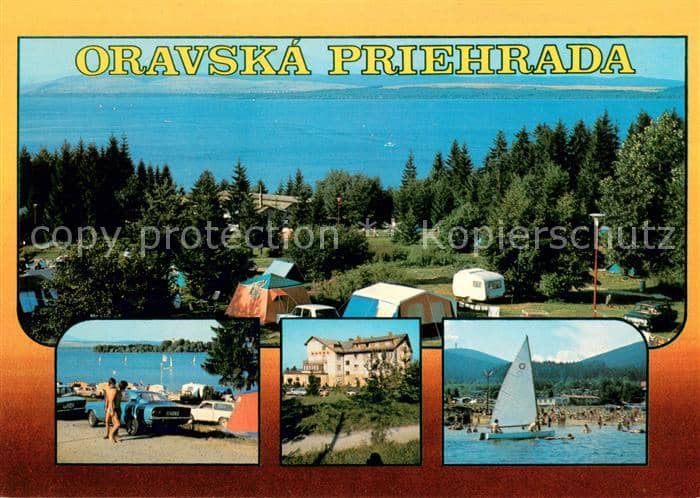 Oravska Priehrada Campingplatz Stausee Hotel Goral Orava Stausee – Ansichtskarte