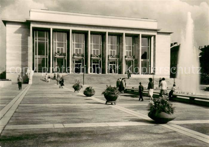 Brno Bruenn Staatstheater Janacek Opernhaus Fontaene – Ansichtskarte