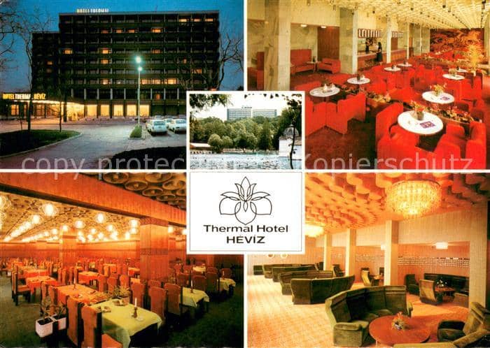 Heviz Thermal Hotel Restaurant – Ansichtskarte