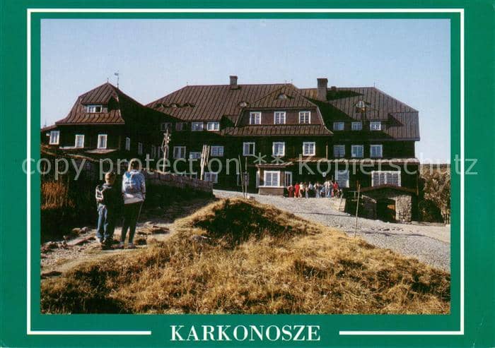 Karpacz Schronisko PTTK Strzecha Akademicka Karkonosze Hampelbaude im Riesengebi – Widokówka
