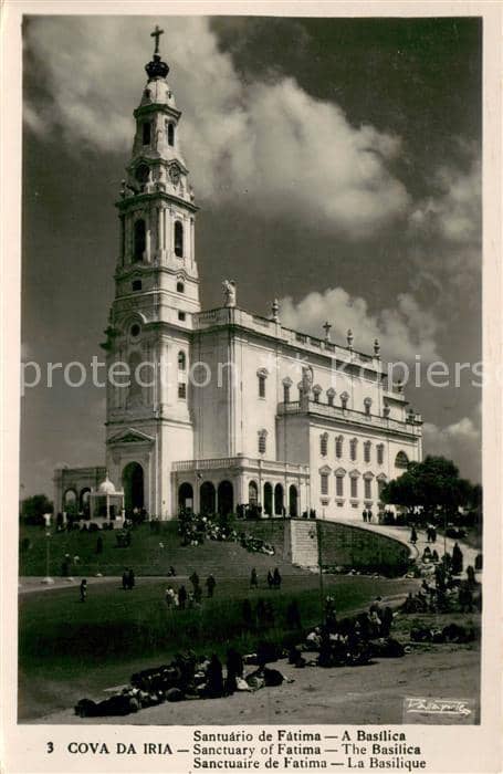 Cova da Iria Santuario de Fatima A Basilica – Ansichtskarte