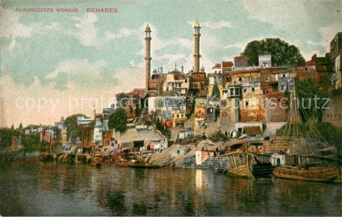 Benares Aurungzeses Mosque – Ansichtskarte