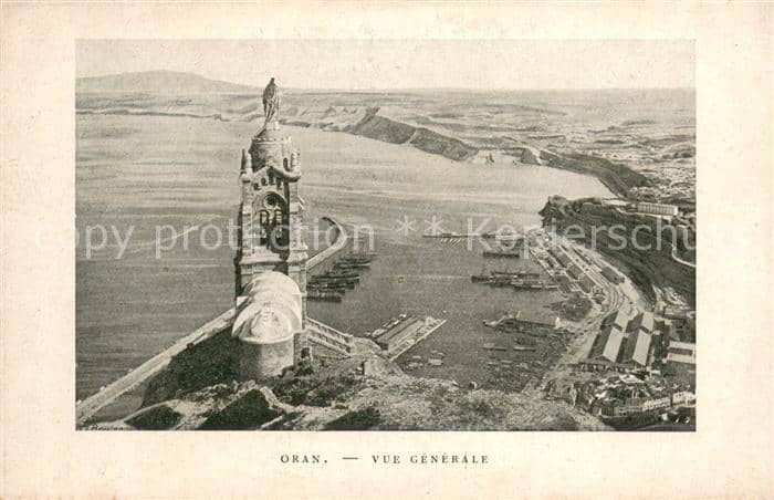 Oran Algerie Vue generale aerienne – Ansichtskarte