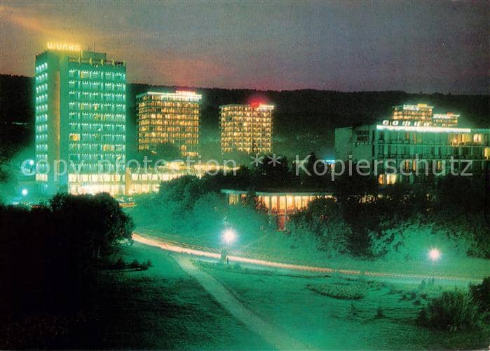 Zlatni Piassatzi Ansicht bei Nacht – بطاقة مصوّرة