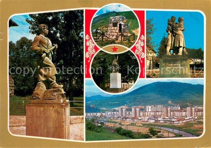 Horehronie Slovakia Cierny Balog Pamaetnik SNP pod Dumbierom Brezno Svermovo pam – Ansichtskarte