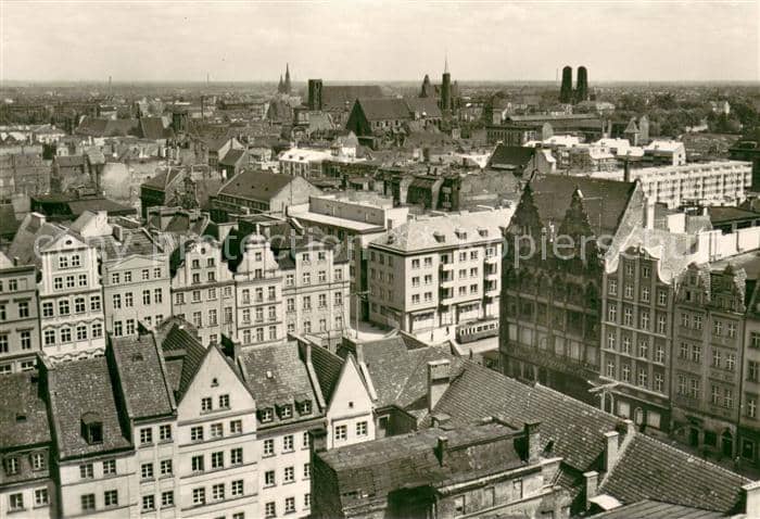 WROCLAW Breslau PL Widok ogolny – Ansichtskarte