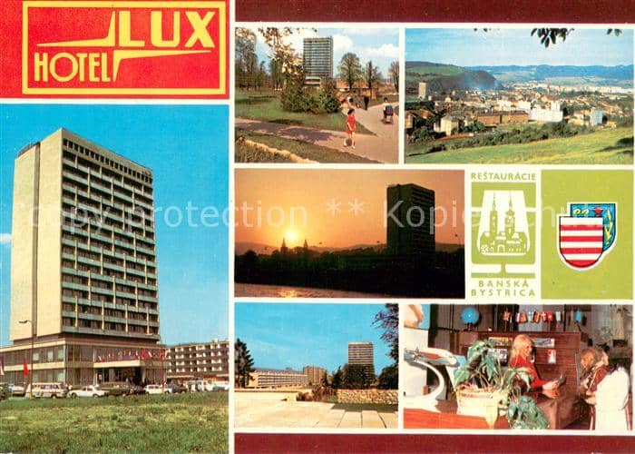 Banska Bystrica Hotel Lux Panorama – Ansichtskarte