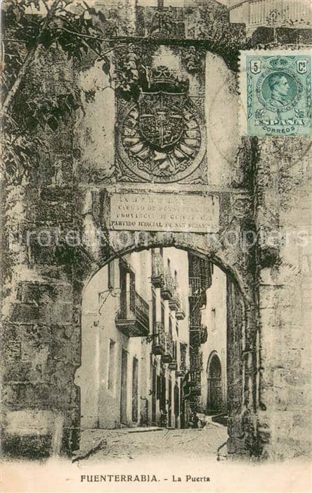 Fuenterrabia Hondarribia La Puerta – Ansichtskarte