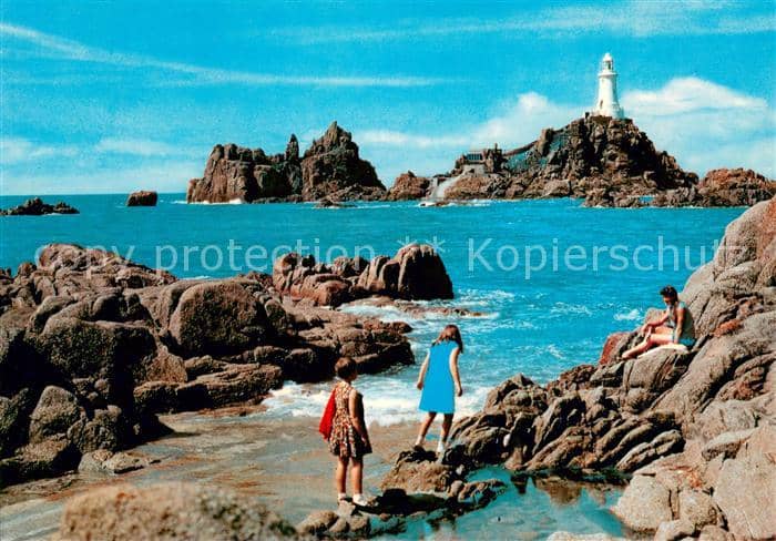 Jersey UK La Corbiere Lighthouse – Ansichtskarte