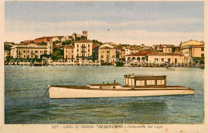 Desenzano Lago di Garda Panorama dal Lago – Ansichtskarte
