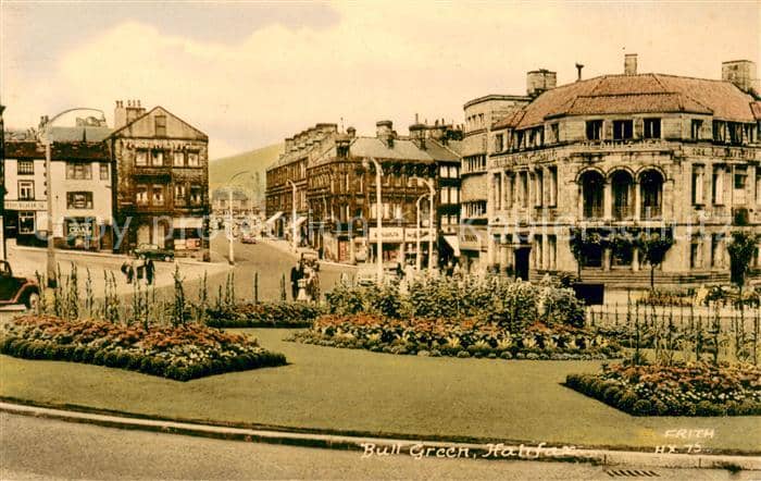 Halifax Calderdale Bull Green – Ansichtskarte Calderdale