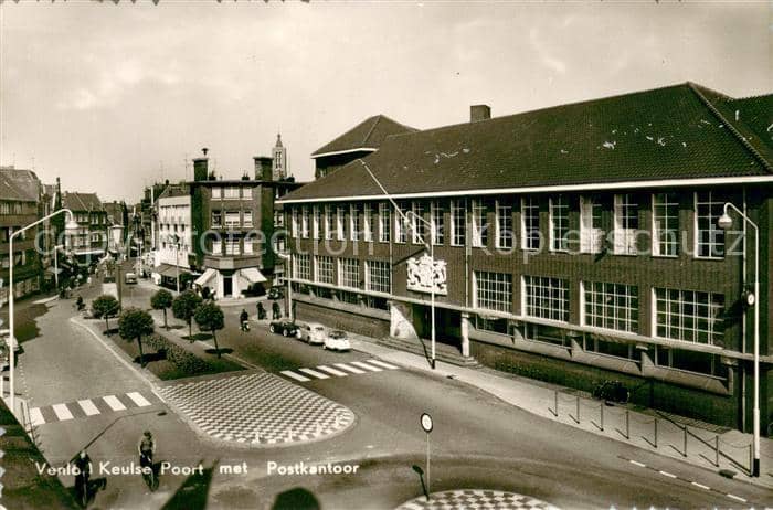 Venlo Keulse Poort met Postkantoor – Ansichtskarte Venlo