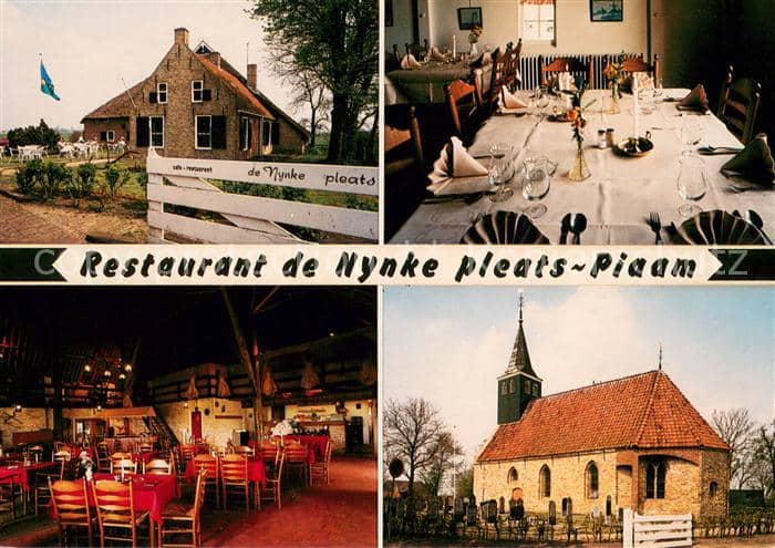 Piaam Restaurant de Nynke pleats Kerk – Ansichtskarte