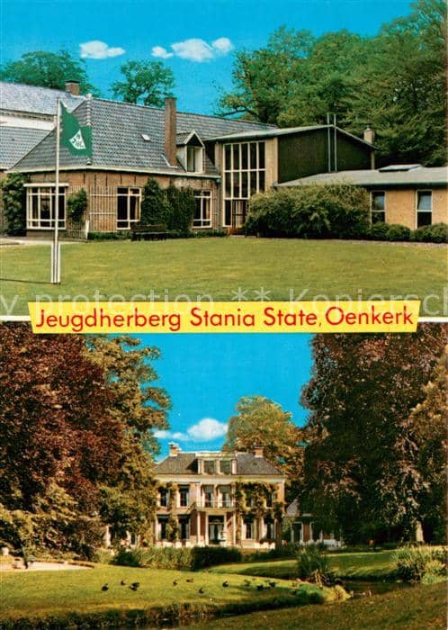 Oenkerk Jeugdherberg Stania State Jugendherberge Park – Ansichtskarte Leeuwarden