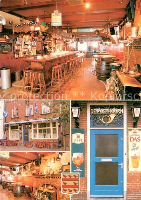 Cuyk Cafe Zaal Bijart De Posthoorn – Ansichtskarte