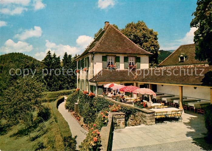 Schloss Buergeln Schliengen BW Schlosswirtschaft – Ansichtskarte Schliengen