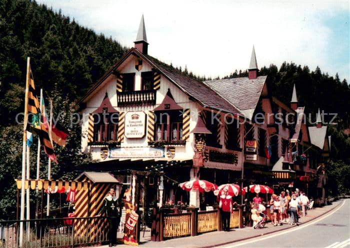 GOSLAR Harz Niedersachsen Hotel Restaurant Koenigreich zu Romkerhall – Ansichtskarte Goslar