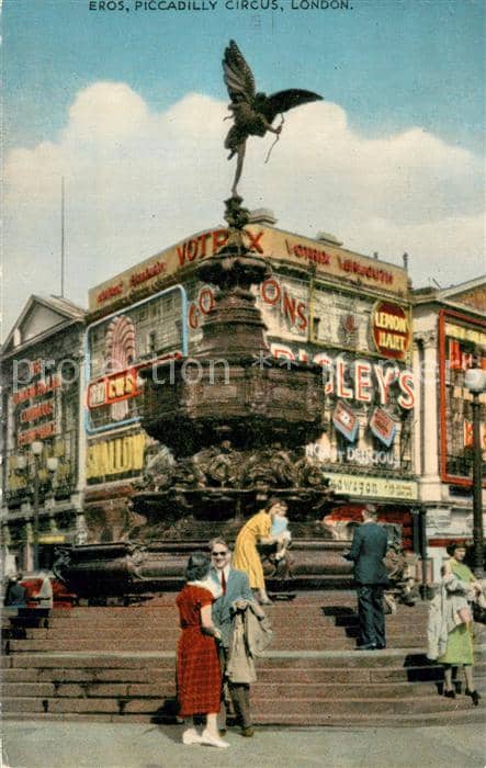 London Eros Piccadilly Circus – Ansichtskarte City of London