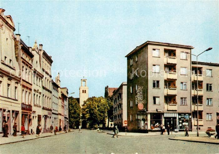 Olawa Fragment placu 27 Stycznia – Widokówka