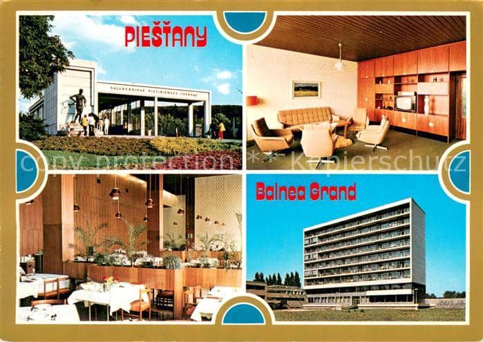 Piestany Balnea Grand Hotel Gastraeume – Ansichtskarte