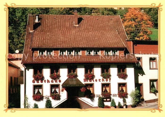 Guetenbach  Schwarzwald Furtwangen BW Landgasthaus Maierhof im Schwarzwald – Ansichtskarte Gütenbach