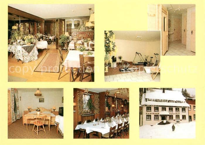 Guetenbach  Schwarzwald Furtwangen BW Gasthaus Maierhof im Simonswaeldertal Schw – Ansichtskarte Gütenbach