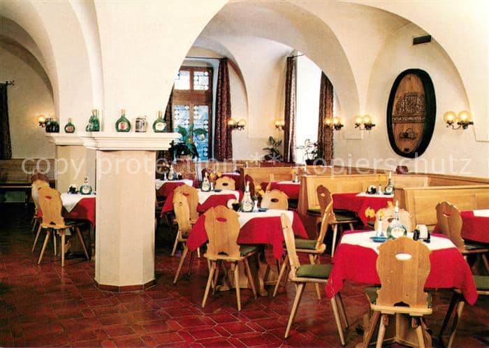 Veitshoechheim Wuerzburg Bayern Ratskeller Gaststube – Ansichtskarte Veitshöchheim