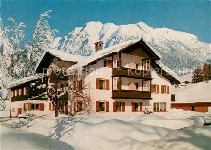 OBERSTDORF Bayern Gaesteheim Scheibenhaus Winterimpressionen Allgaeuer Alpen – Ansichtskarte Oberstdorf