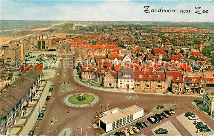 Zandvoort Holland Panorama vanaf uitzichttoren – Ansichtskarte