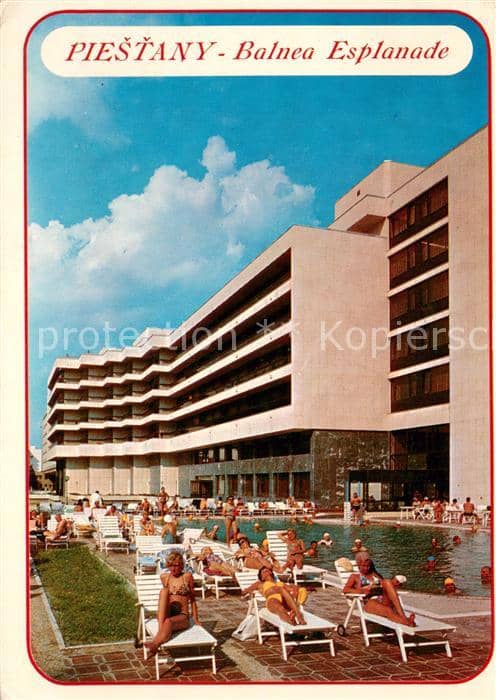 Piestany Liecebny dom Balnea Esplanade Swimming Pool – Ansichtskarte