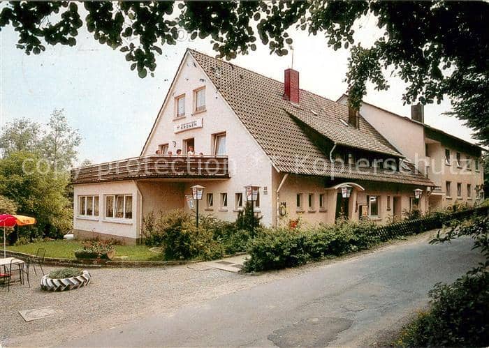 Vlotho Weser Herford NRW Restaurant Cafe Pension Stille – Ansichtskarte Vlotho