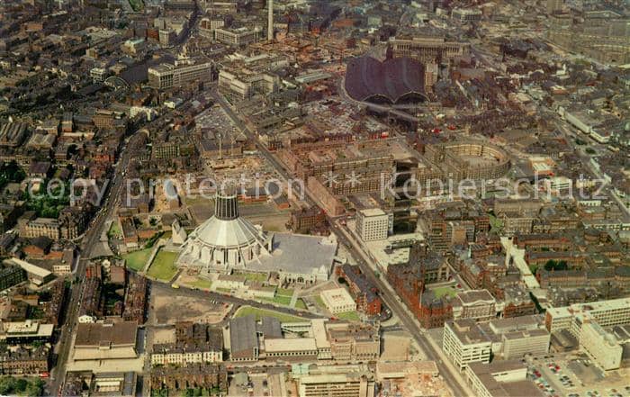 Liverpool Fliegeraufnahme – Ansichtskarte Liverpool