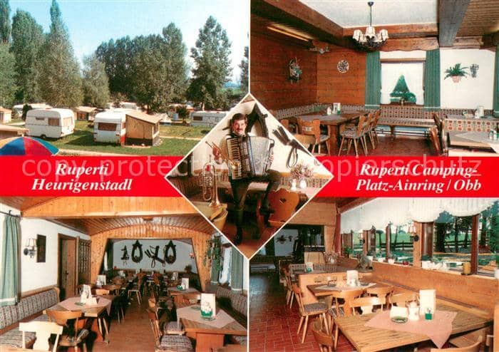Ainring Berchtesgaden Bayern Ruperti Heurigenstadl und Ruperti Campingplatz Gast – Ansichtskarte Ainring