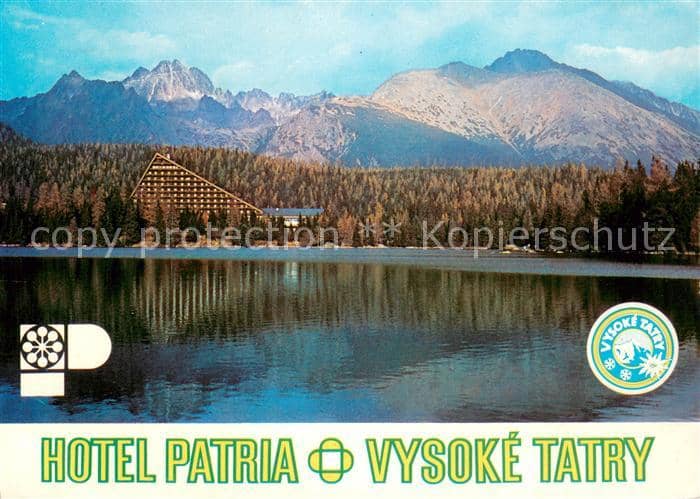 Strbske Pleso Hotel Patria Vysoke Tatry Hohe Tatra – Ansichtskarte