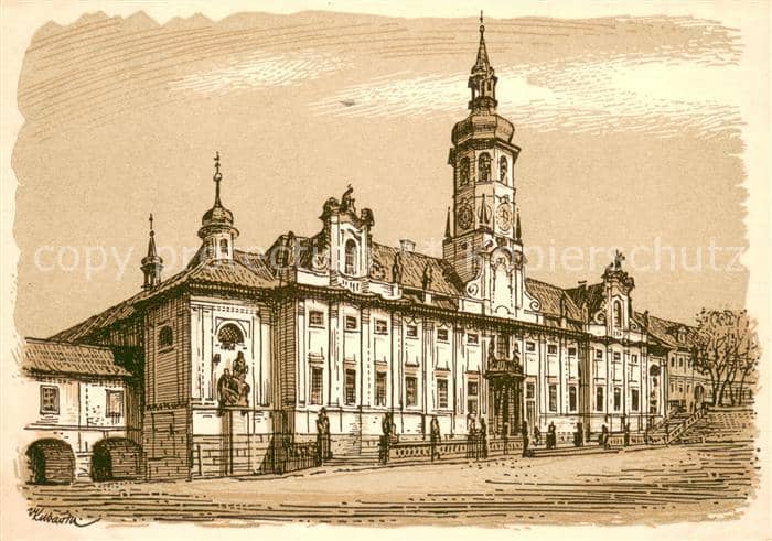 Prag Prahy Prague The Loreto of Prague The facade – Ansichtskarte
