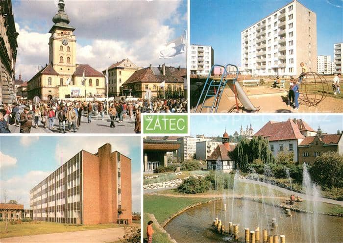 Zatec Mestska pamatkova rezervace Svetozname centrum chmelarske oblasti – Ansichtskarte