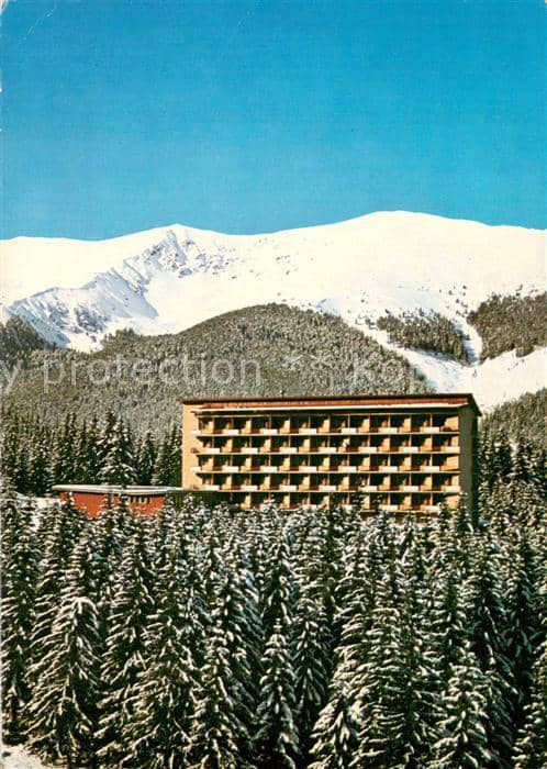 Liptovsky Mikulas Jasna Nizke Tatry Zotavovna ROH Berghotel Niedere Tatra Winter – Ansichtskarte