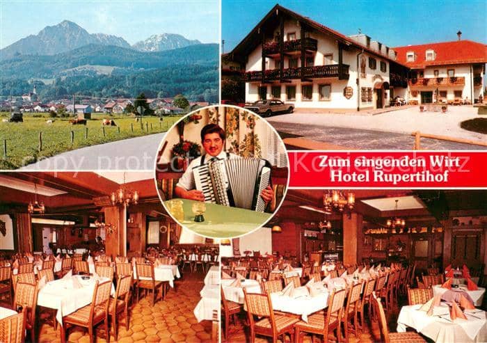 Ainring Berchtesgaden Bayern Zum singenden Wirt Hotel Rupertihof Gastraeume – Ansichtskarte Ainring