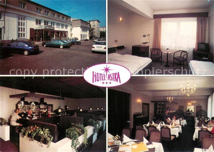 Praha Prahy Prague Hotel Astra Snack Bar Restaurant Night Club – Ansichtskarte