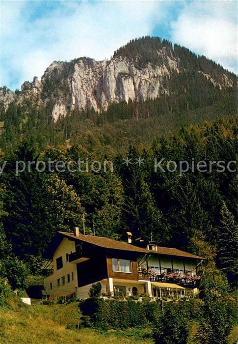 ETTAL Garmisch-Partenkirchen Bayern Gaestehaus Palmberger – Ansichtskarte Ettal