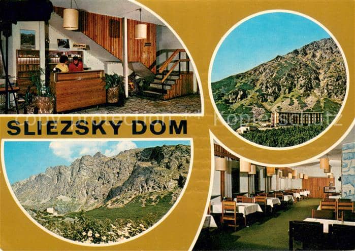 Vysoke Tatry Sliezsky Dom Velicka dolina Interier recepcie – Ansichtskarte