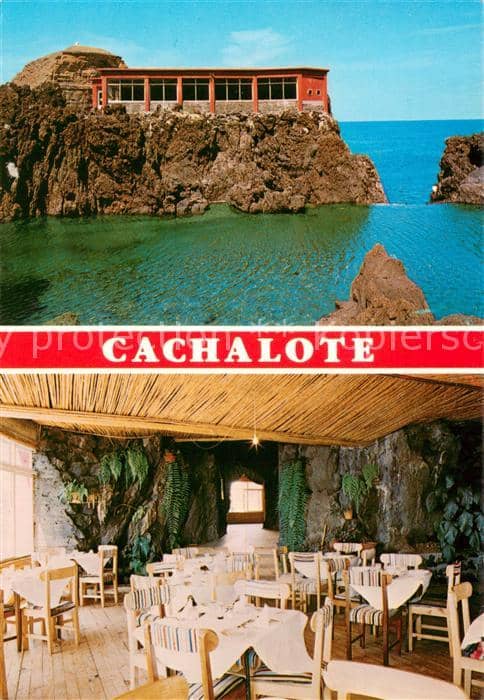Porto Moniz Restaurante Cachalote Bucht – Ansichtskarte
