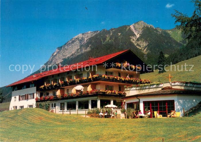 OBERSTDORF Bayern Bibelheim Bergfrieden – Ansichtskarte Oberstdorf