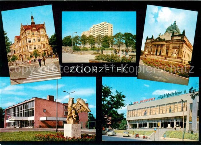 Zgorzelec Urzad Miejski Osiedle przy ulicy Powstancow Slaskich Zgorzelecki Osrod – بطاقة مصوّرة
