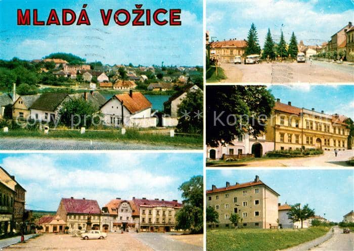 Mlada Vozice Jung Woschitz Teilansichten – Ansichtskarte