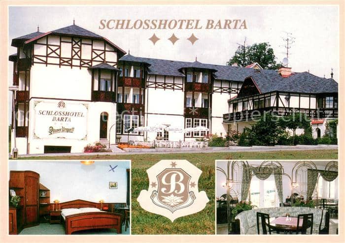 Marianske Lazne Schlosshotel Barta – Ansichtskarte
