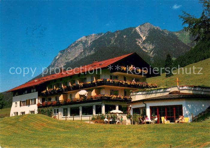 OBERSTDORF Bayern Heim Bergfrieden – Ansichtskarte Oberstdorf