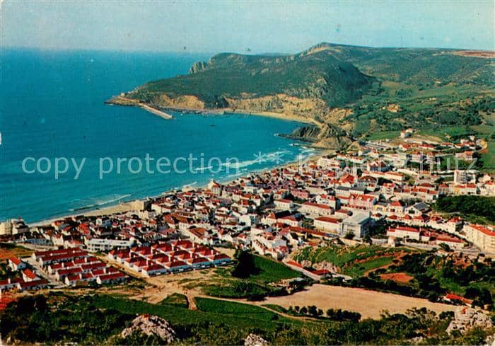 Sesimbra Fliegeraufnahme – Ansichtskarte