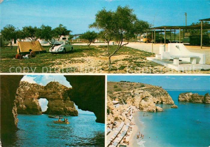 Lagos Algarve Portugal Parque de Turismo Kuestenpanorama Bucht – Ansichtskarte