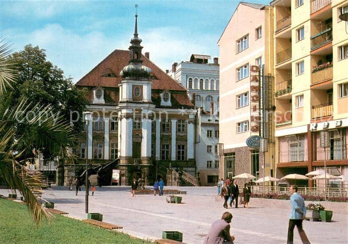 Legnica Barokowy ratusz Rathaus Barock 18. Jhdt. – بطاقة مصوّرة